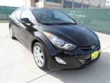 2012 Black Noir Pearl Hyundai Elantra Limited #58782722