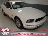 2007 Performance White Ford Mustang V6 Deluxe Coupe #58782264