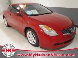 2008 Code Red Metallic Nissan Altima 3.5 SE Coupe #58782258