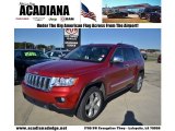 2011 Inferno Red Crystal Pearl Jeep Grand Cherokee Overland #58782672
