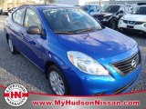2012 Metallic Blue Nissan Versa 1.6 S Sedan #58782123