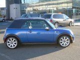 2005 Hyper Blue Metallic Mini Cooper S Convertible #58782624