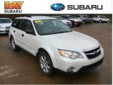 2009 Satin White Pearl Subaru Outback 2.5i Special Edition Wagon #58782618