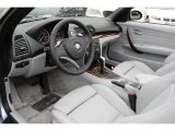 2009 BMW 1 Series 128i Convertible Taupe Interior