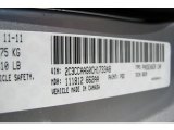 2012 300 Color Code for Bright Silver Metallic - Color Code: PS2
