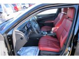 2012 Chrysler 300 S V6 Black/Radar Red Interior