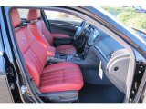 2012 Chrysler 300 S V6 Black/Radar Red Interior