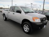 2008 Radiant Silver Nissan Titan XE Crew Cab 4x4 #58852950