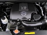 2008 Nissan Titan XE Crew Cab 4x4 5.6 Liter DOHC 32-Valve CVTCS V8 Engine