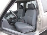 2004 Nissan Frontier XE V6 King Cab 4x4 Gray Interior
