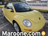 2008 Sunflower Yellow Volkswagen New Beetle SE Convertible #58853262