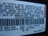 1992 Lexus SC 300 Info Tag