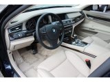2010 BMW 7 Series 750Li xDrive Sedan Oyster Nappa Leather Interior