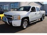 2009 Summit White Chevrolet Silverado 1500 LT Z71 Crew Cab 4x4 #58852559