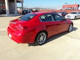Vibrant Red Infiniti G in 2012