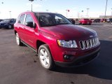 Deep Cherry Red Crystal Pearl Jeep Compass in 2012
