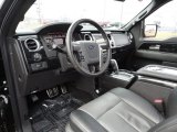 2011 Ford F150 Harley-Davidson SuperCrew 4x4 Black/Silver Smoke Interior