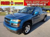 2012 Aqua Blue Metallic Chevrolet Colorado LT Extended Cab #58853055