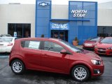 2012 Crystal Red Tintcoat Chevrolet Sonic LT Hatch #58852699