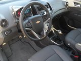 2012 Chevrolet Sonic LTZ Sedan Dark Pewter/Dark Titanium Interior