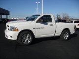 2012 Bright White Dodge Ram 1500 Express Regular Cab #58853023