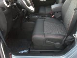 2012 Jeep Wrangler Sahara Arctic Edition 4x4 Black with Polar White Accents/Orange Stitching Interior