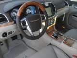 2012 Chrysler 300 Limited Black/Light Frost Beige Interior