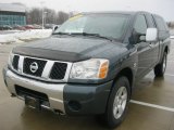 Deep Water Blue/Green Nissan Titan in 2004