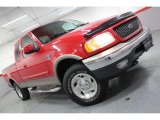 2001 Bright Red Ford F150 XLT SuperCab 4x4 #58915474