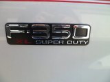 2002 Ford F350 Super Duty XL Regular Cab Chassis Marks and Logos