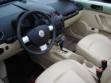 2007 Volkswagen New Beetle 2.5 Convertible Cream Interior