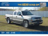 2003 Light Pewter Metallic Chevrolet Silverado 1500 LT Extended Cab 4x4 #58915653