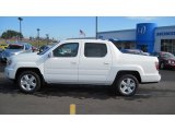 White Honda Ridgeline in 2012