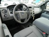 2012 Ford F150 XL Regular Cab Steel Gray Interior