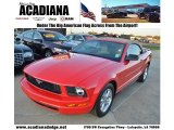 2008 Torch Red Ford Mustang V6 Deluxe Convertible #58969869