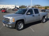 2012 Silver Ice Metallic Chevrolet Silverado 1500 LT Crew Cab #58969966