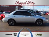 2004 Platinum Silver Metallic Subaru Impreza WRX Sedan #58969783