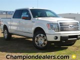 2011 White Platinum Metallic Tri-Coat Ford F150 Platinum SuperCrew 4x4 #59001923