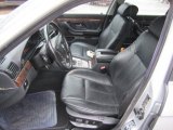 1999 BMW 7 Series 740iL Sedan Black Interior