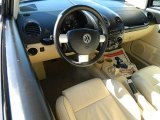 2002 Volkswagen New Beetle Sport 1.8T Coupe Cream Beige Interior