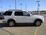 White Suede Ford Explorer in 2010