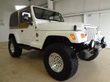 2000 Stone White Jeep Wrangler Sahara 4x4 #59001993