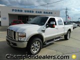 Oxford White Ford F250 Super Duty in 2009