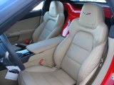 2012 Chevrolet Corvette Grand Sport Convertible Cashmere Interior