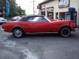 Red Chevrolet Camaro in 1968