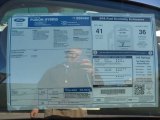 2012 Ford Fusion Hybrid Window Sticker