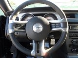 2012 Ford Mustang V6 Mustang Club of America Edition Coupe Steering Wheel