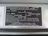 2005 Smart fortwo Turbo Coupe Info Tag