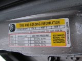 2007 Chevrolet TrailBlazer LT 4x4 Info Tag