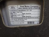 2011 Ford Flex Limited Info Tag